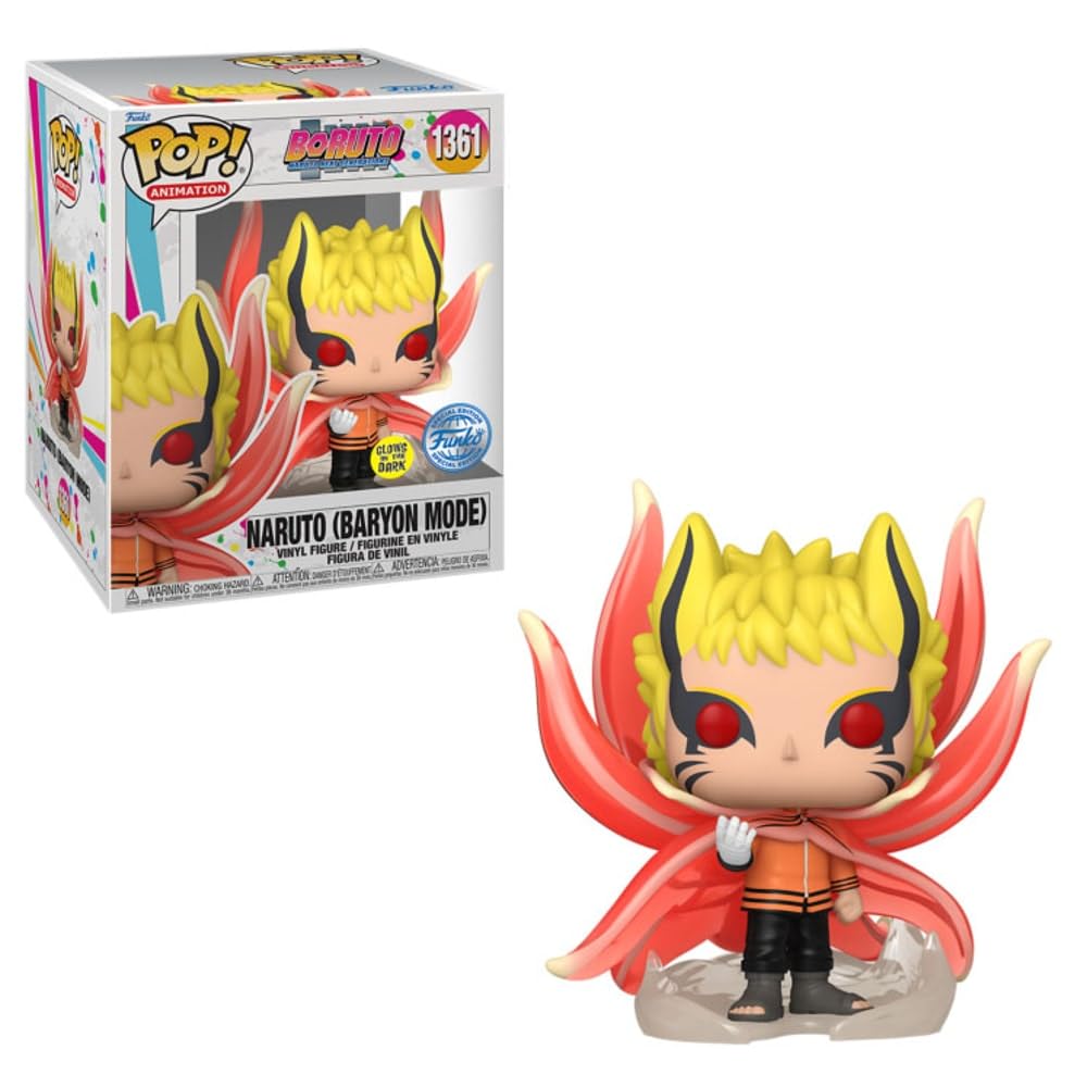 Boneco De Ação Funko Pop Boruto Naruto Baryon Mode 6 Gitd