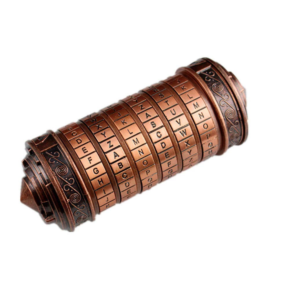 Fechadura Combinada Artrest Da Vinci Code Antique Dark Bronze