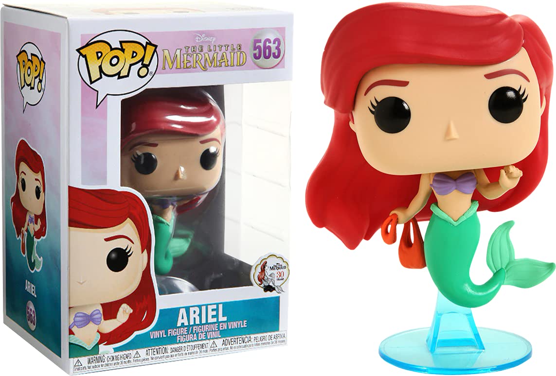 Funko Pop! Disney Little Mermaid Ariel Com Bolsa Multicolorida