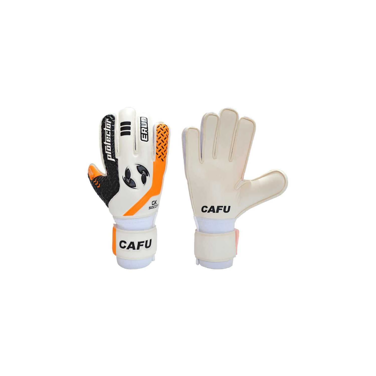 Luva De Goleiro Cafu Erus Ferula N°8 Marrom Para Adulto