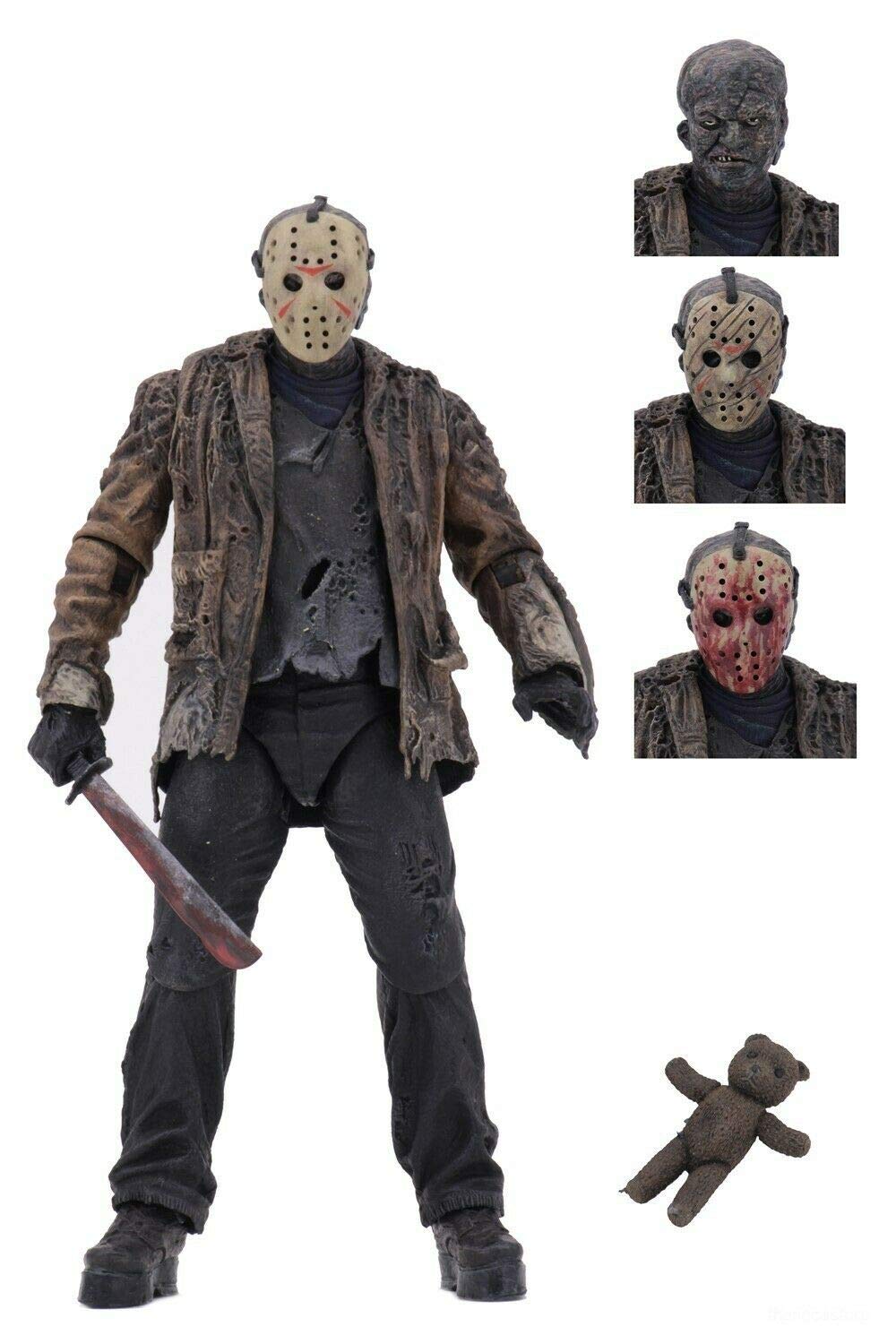 Boneco De Ação Neca Freddy Vs Jason Ultimate Jason 18cm