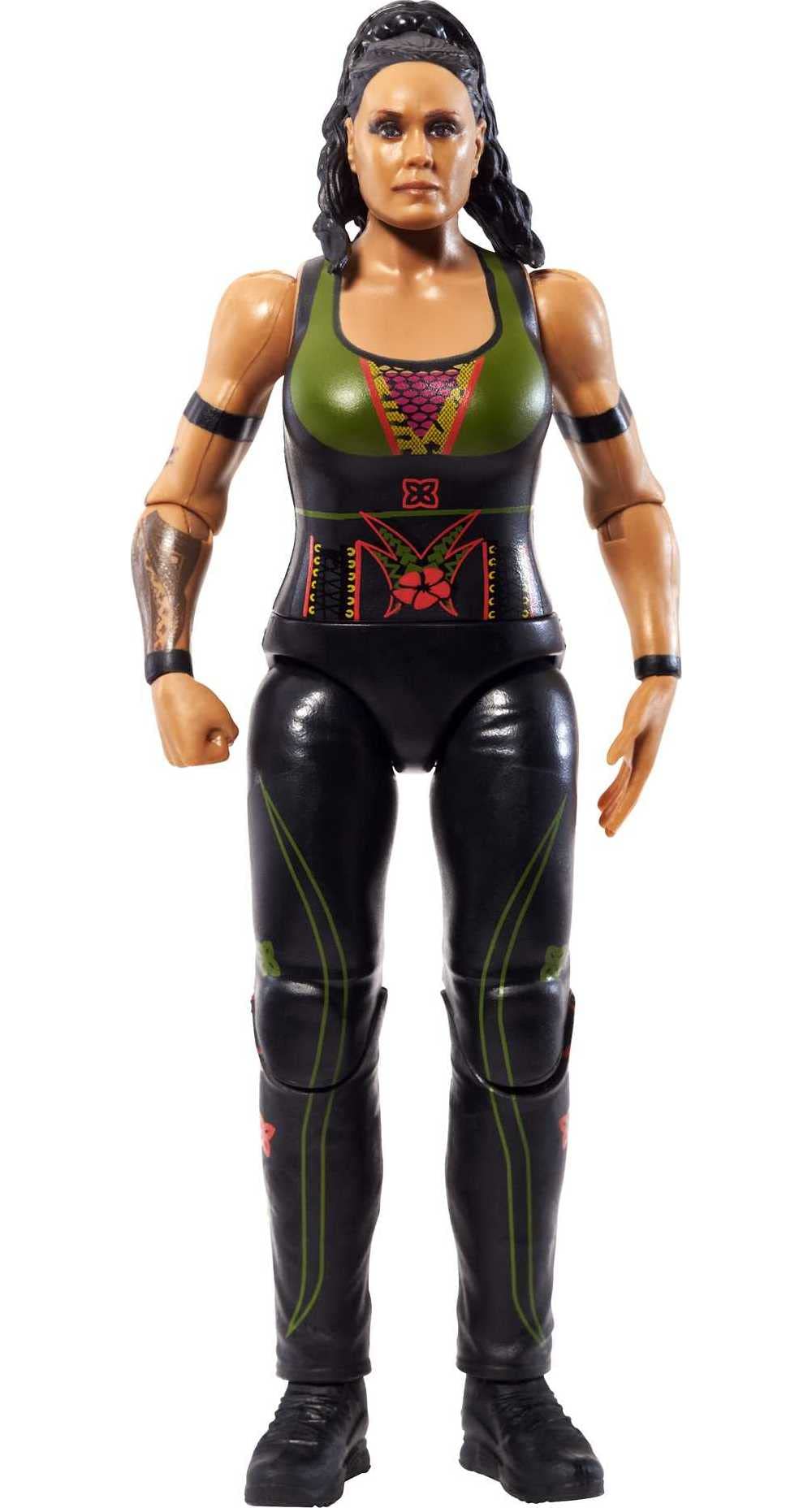 Boneco De Ação Mattel Wwe Basic Tamina De 6 Polegadas Para Crianças De 6 Anos Ou Mais