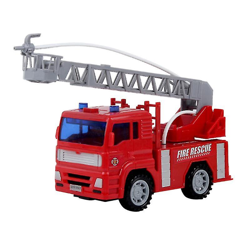 1pc Crianças Plástico Caminhão De Bombeiros Carro De Bombeiros Caminhão Brinquedo Água Spra