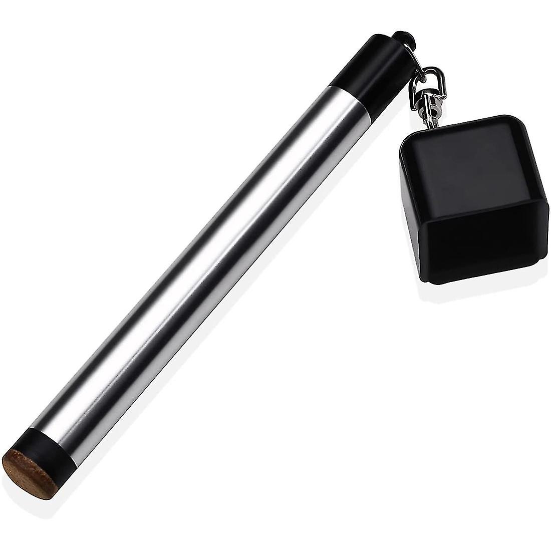 2 Em 1 Piscina Portátil Snooker Chalk Holder, Ponta De Taco De Bilhar