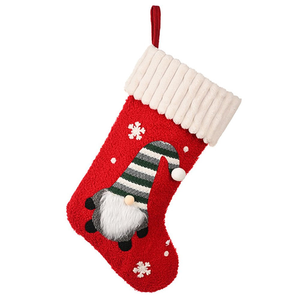 Decoração Da Meia De Natal Com Elfos Árvore De Natal Deco