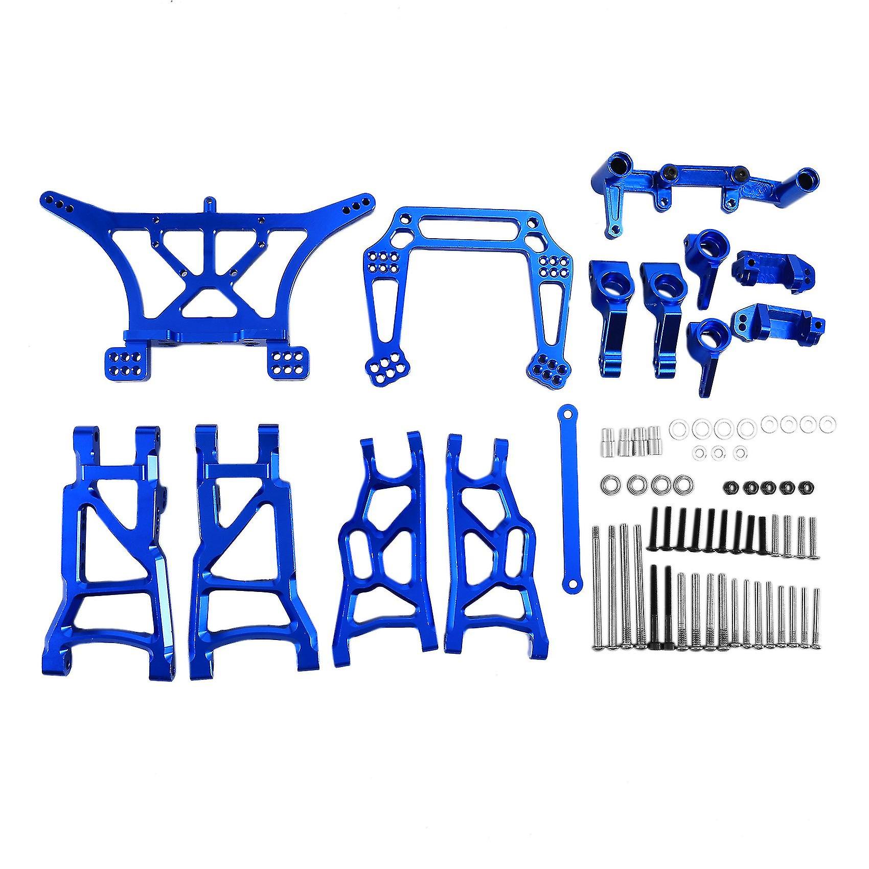 Upgrade De Liga De Alumínio Chassis Arm C Seat Stub Traseiro Axle Par