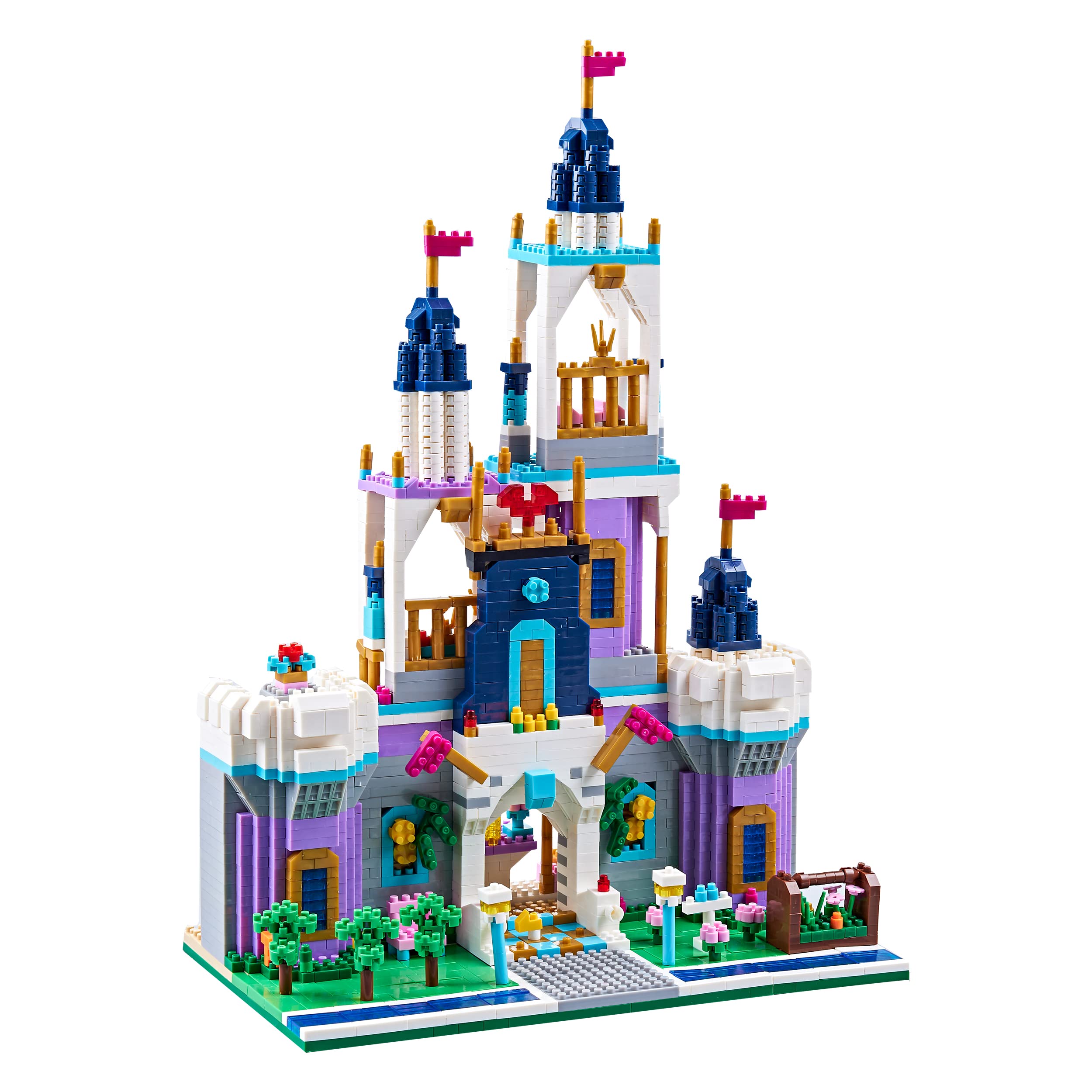 Conjunto De Construção Junipi Architecture Micro 2800+ Pcs Purple Castle
