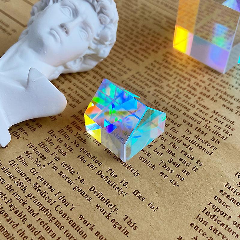 Sun Catcher Light Cube Sintético Prisma Sun Catcher Artificia