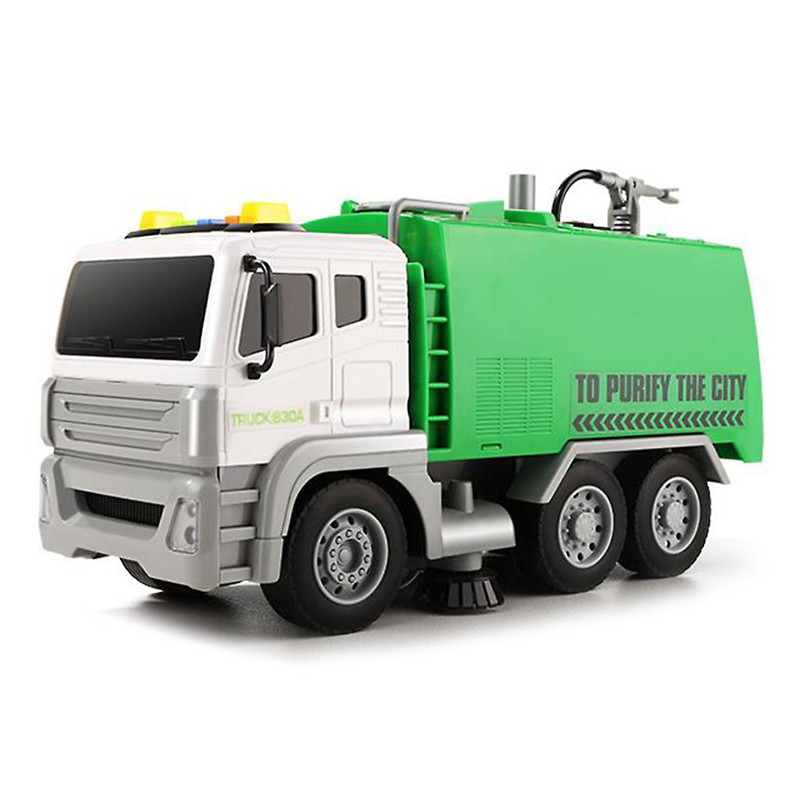 Brinquedos Caminhão De Lixo Friction-powered - Caminhão De Tamanho Grande Para L