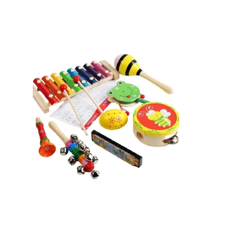 Kit Musical Game 8 Instrumentos Para Meninos E Meninas