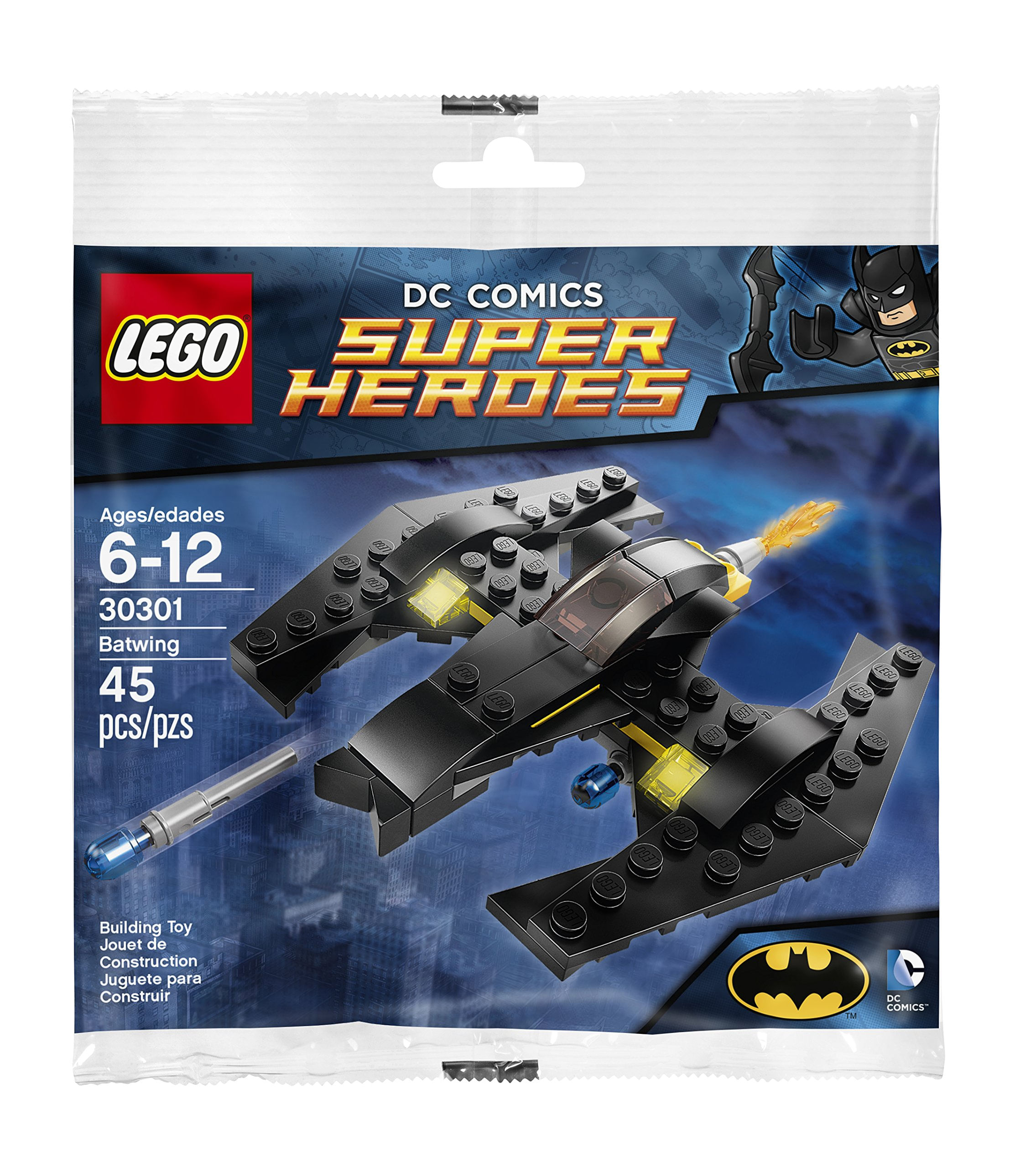 Conjunto Ensacado Lego Dc Comics Super Heroes Batwing (30301)