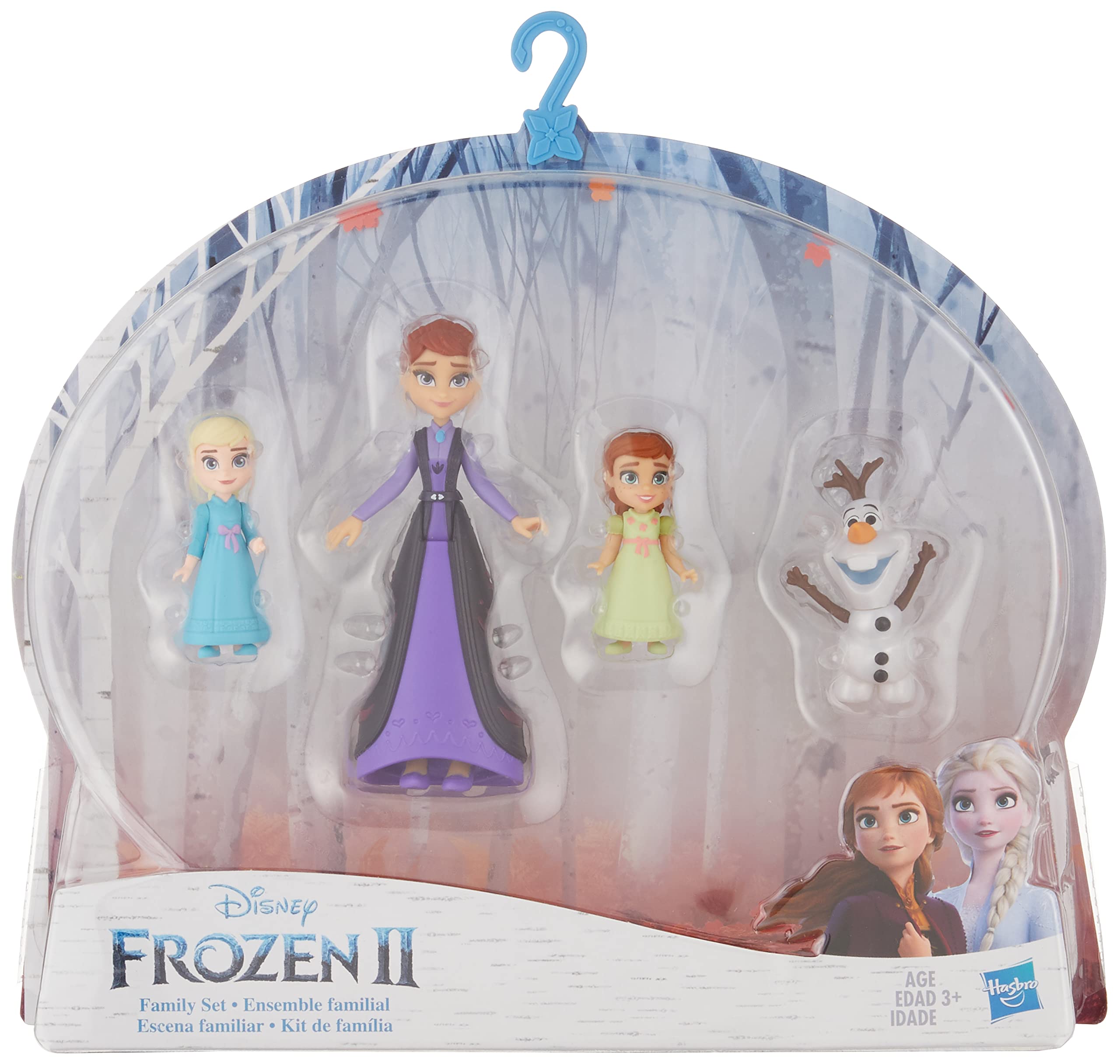 Conjunto De Brinquedos Disney Frozen Family Dolls Elsa E Anna Com A Rainha Iduna