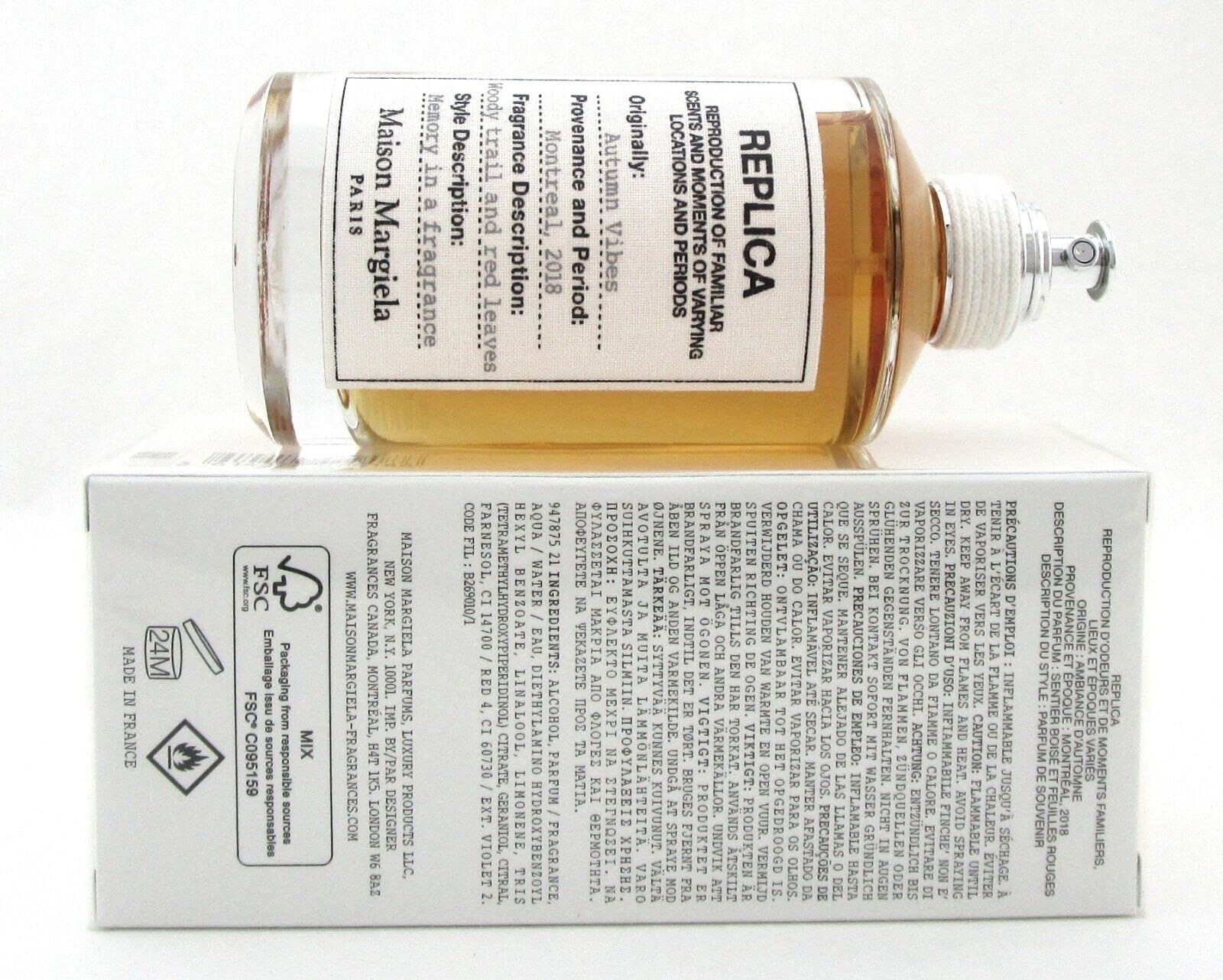 Perfume Maison Margiela Replica Autumm Vibes Edt 100ml - Carrefour