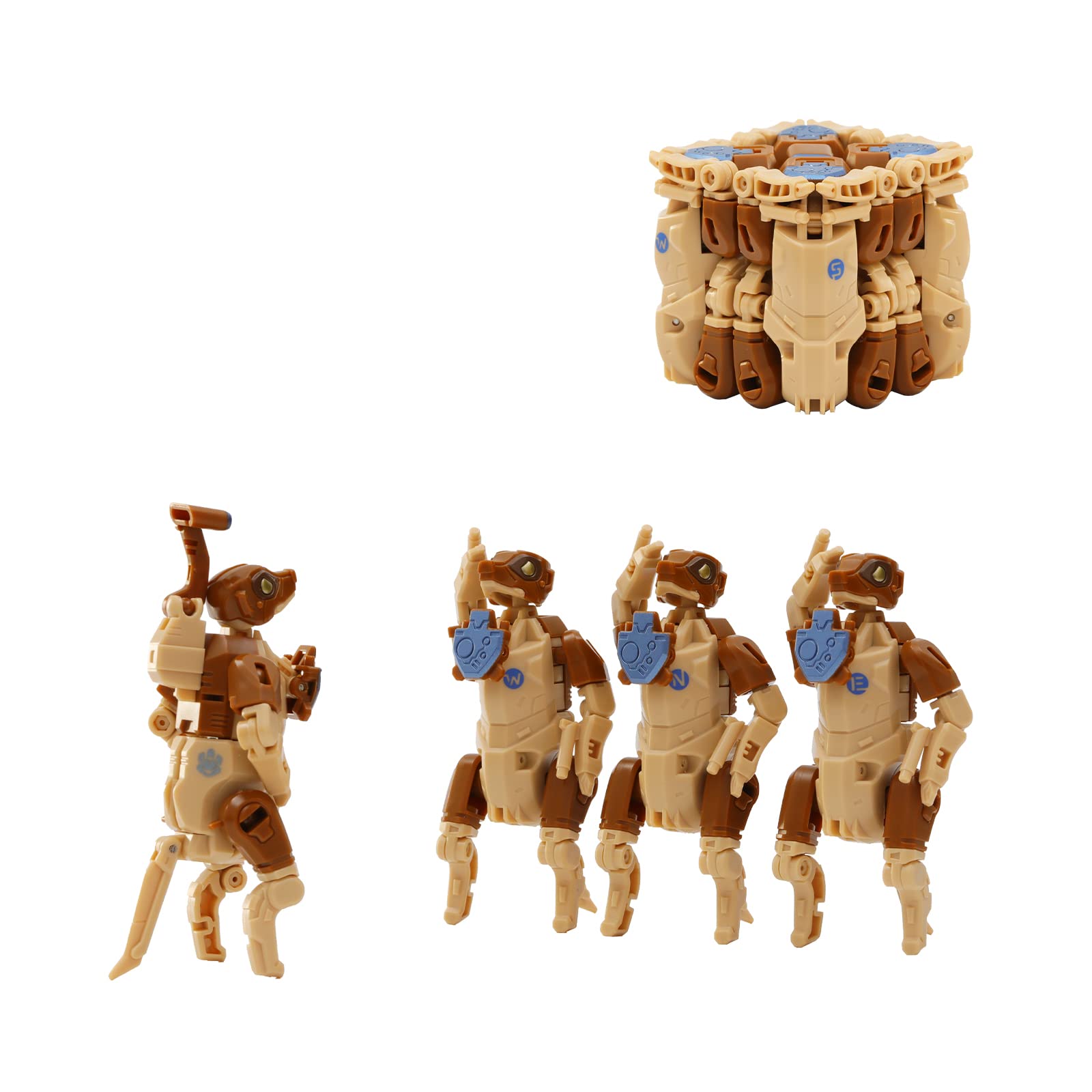 Bonecos De Ação 52toys Beastbox Desert Assault Squad
