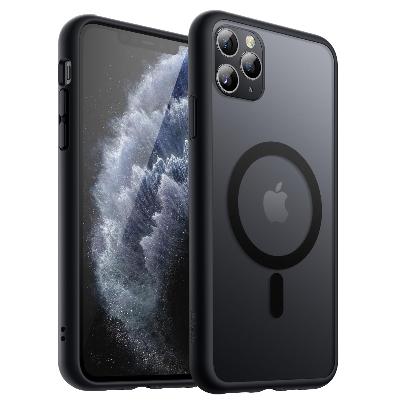 Capa De Telefone Jetech Magnetic Para Iphone 11 Pro Max 6,5" Preta