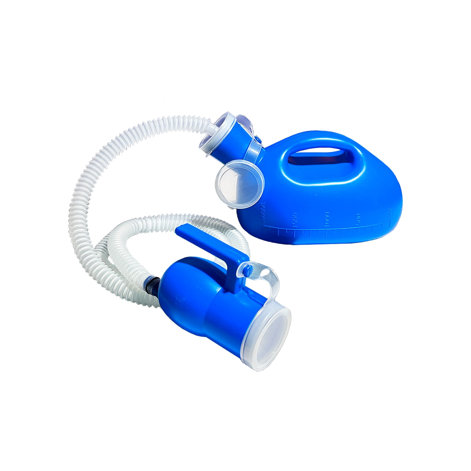 Mictório Masculino De Pato Com Mangueira - Capacidade De 2.000 Ml