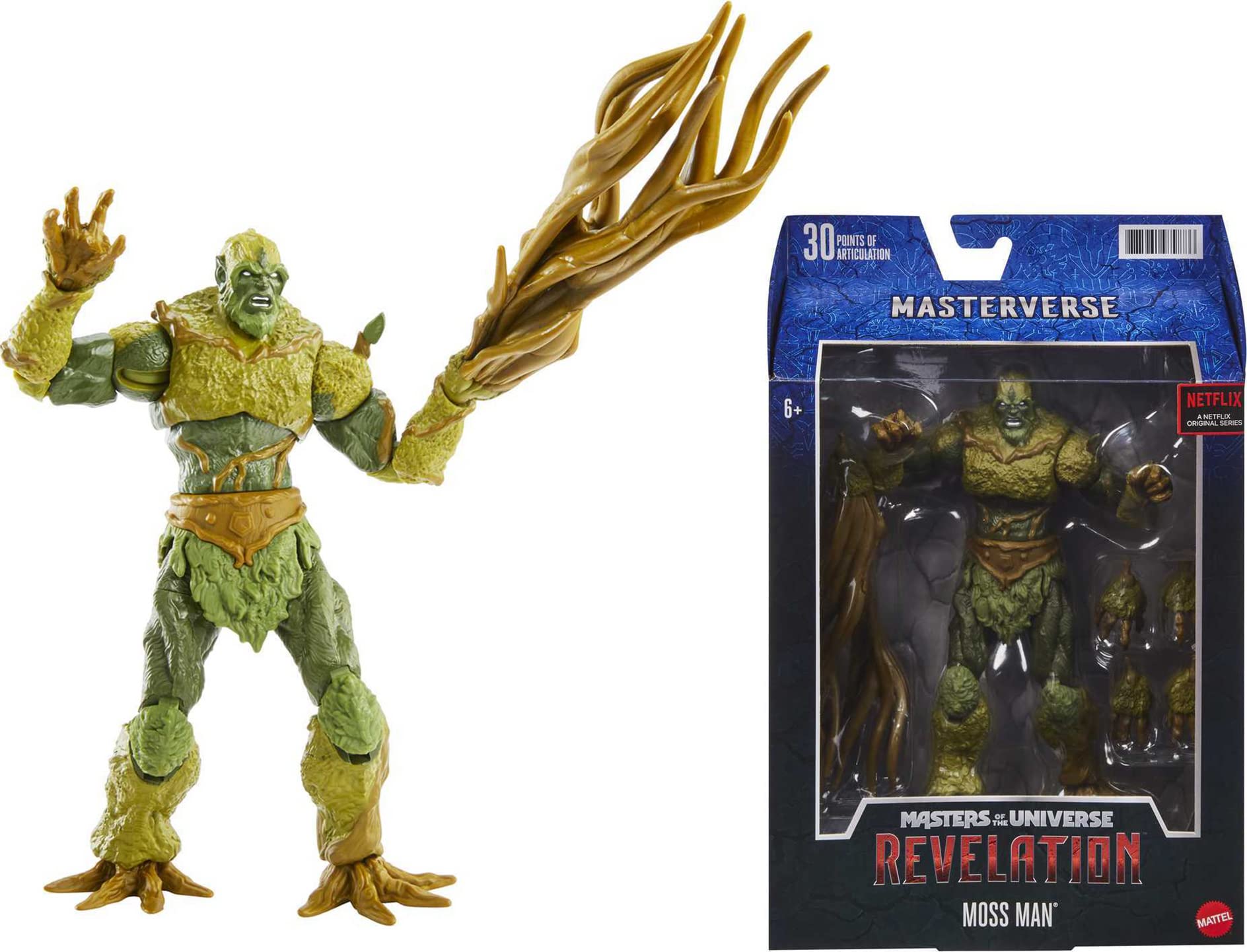 Figura De Ação Masters Of The Universe Revelations Moss Man