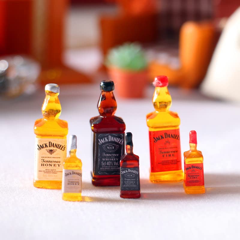 Acessórios De Decoração Dollhouse Sxfse Mini Garrafa De Vinho 1:12