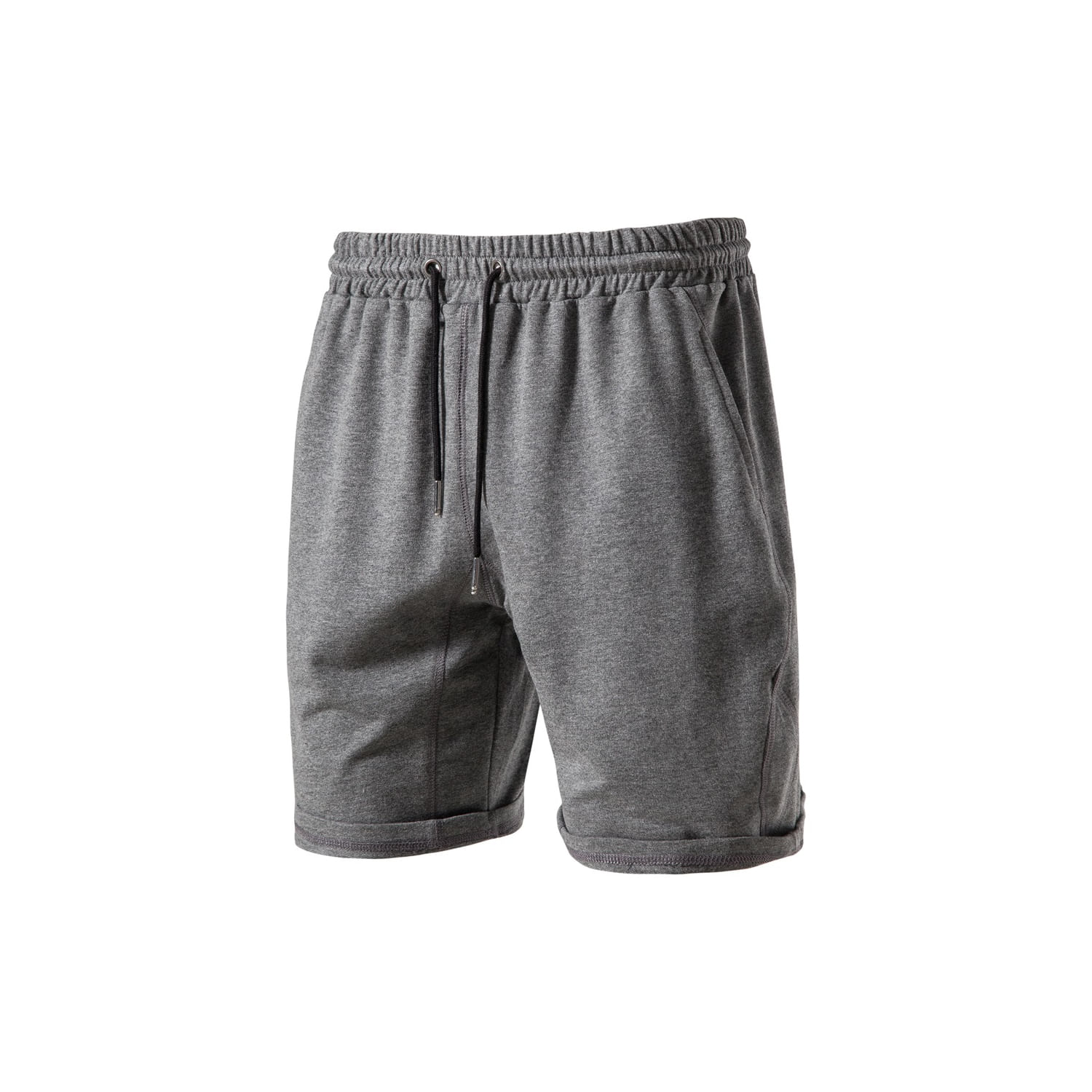 Shorts Esportivos Masculinos De Algodão Com Bolsos E Alça