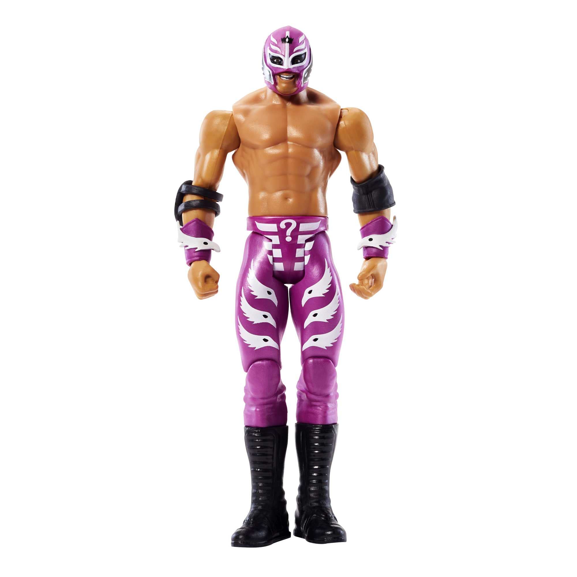 Boneco De Ação Mattel Wwe Basic Rey Mysterio De 6 Polegadas Para Crianças Com Mais De 6 Anos