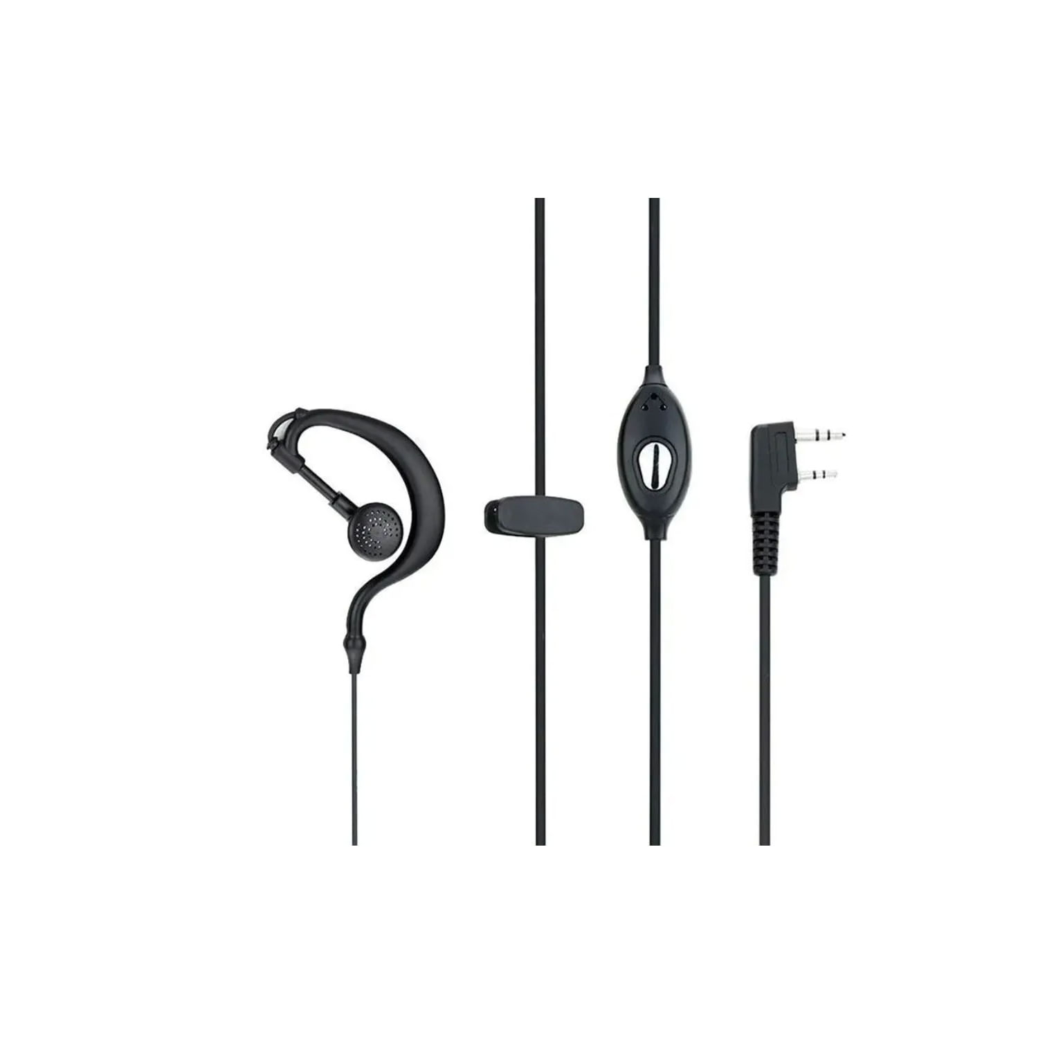 Microfone De Ouvido Walkie Talkie Hands-free Baofeng Uv-5r