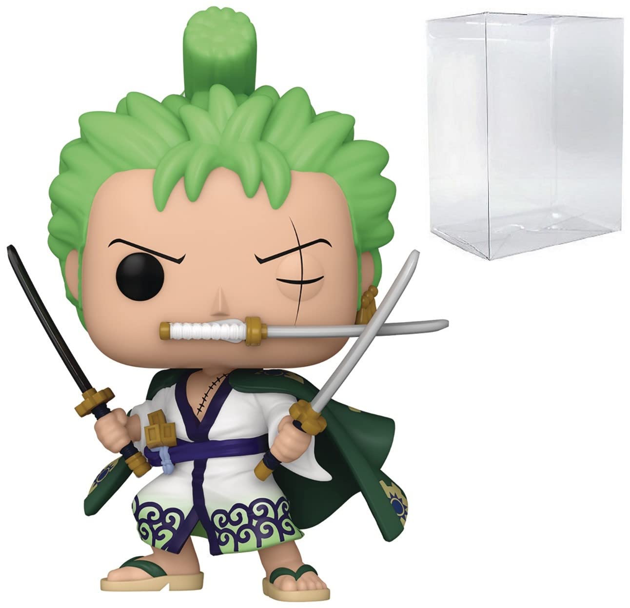 Boneco De Vinil Funko Pop One Piece Roronoa Zoro Com Protetor