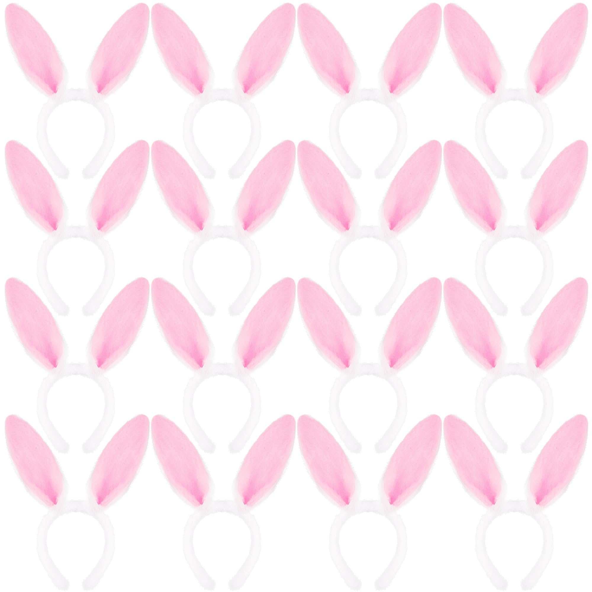 Bandana Trounistro Easter Bunny Ears Rosa Branca X16 Crianças/adultos