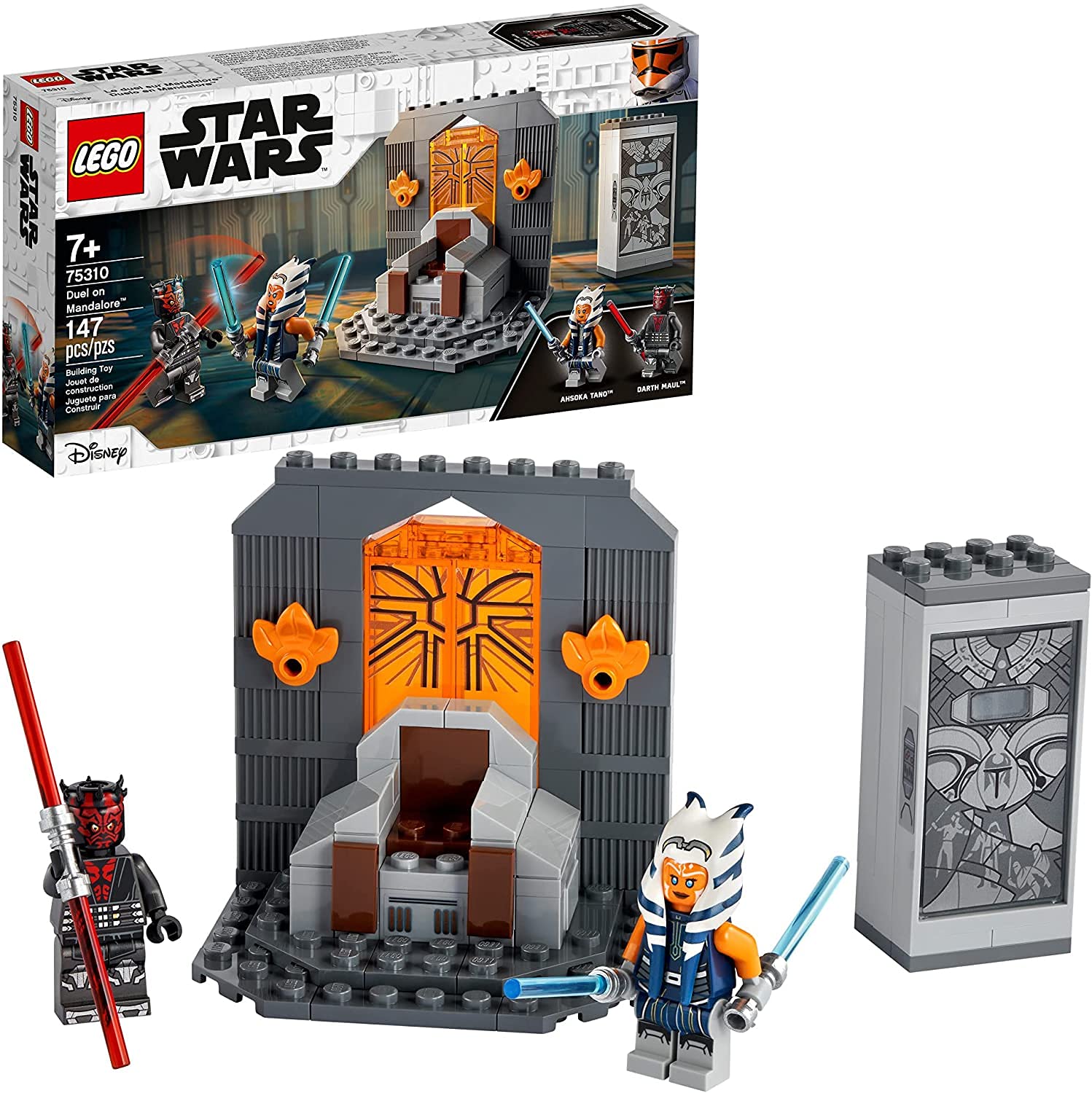 プードル Kit De Construção De Brinquedos Lego Star Wars Duel On Mandalore