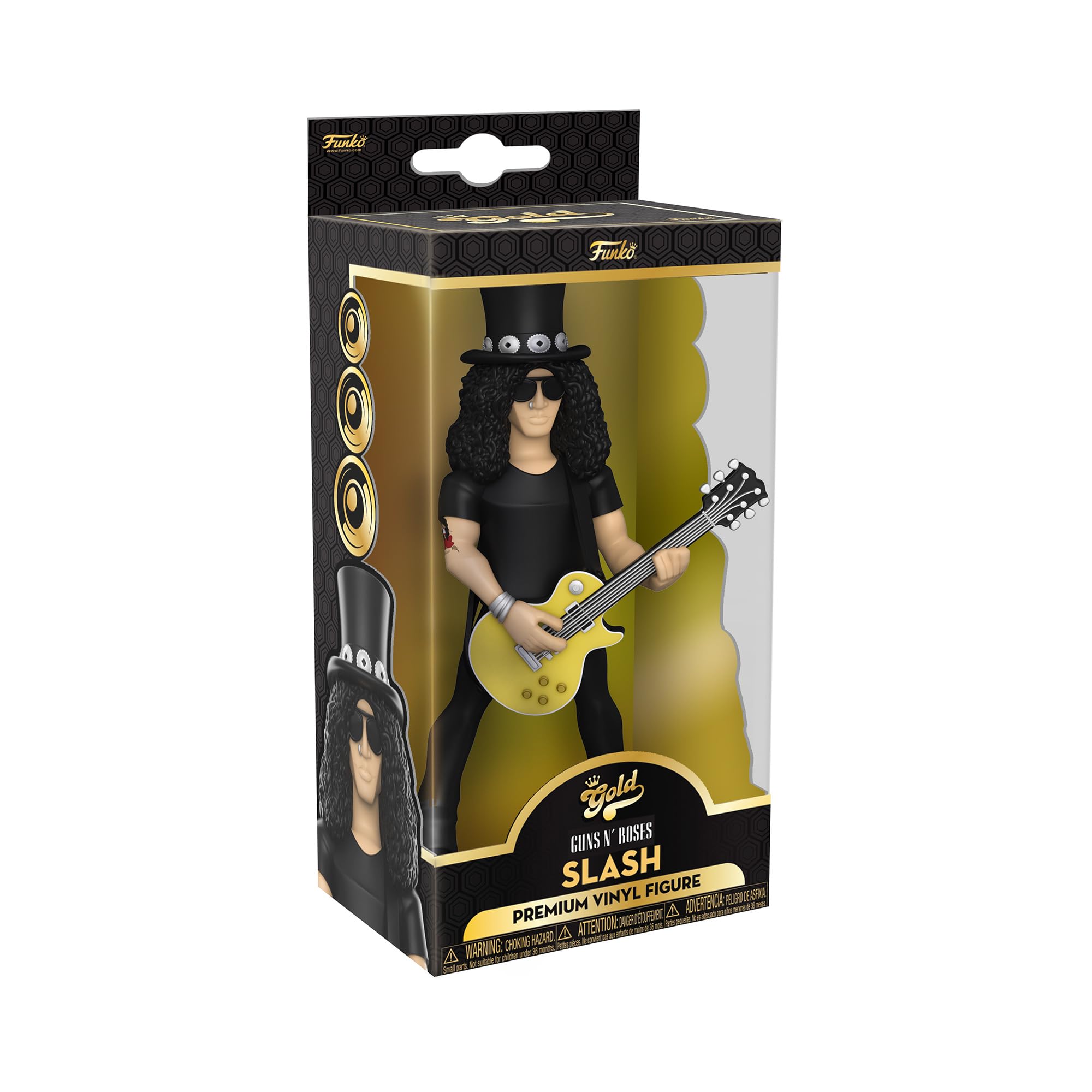 Boneco De Vinil Funko Gold Guns N' Roses Slash 12,7 Cm Com Chase