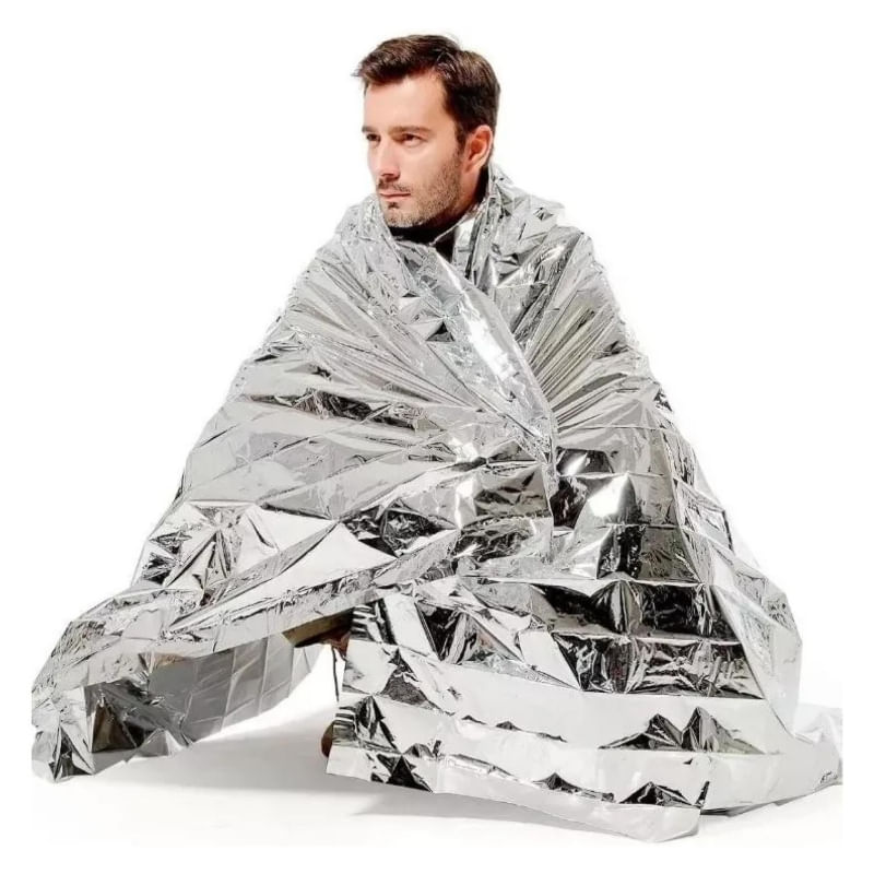 Cobertor Térmico Emergency Survival Camping 130x210cm