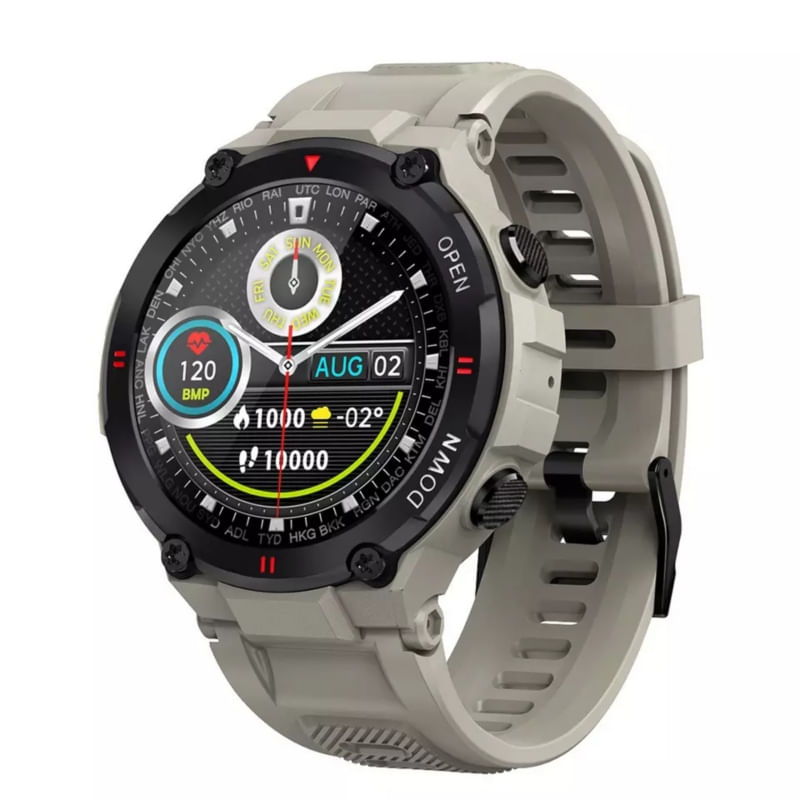 Smartwatch K22 Sports Bluetooth 5.0 Sensor De Frequência Cardíaca Ip67