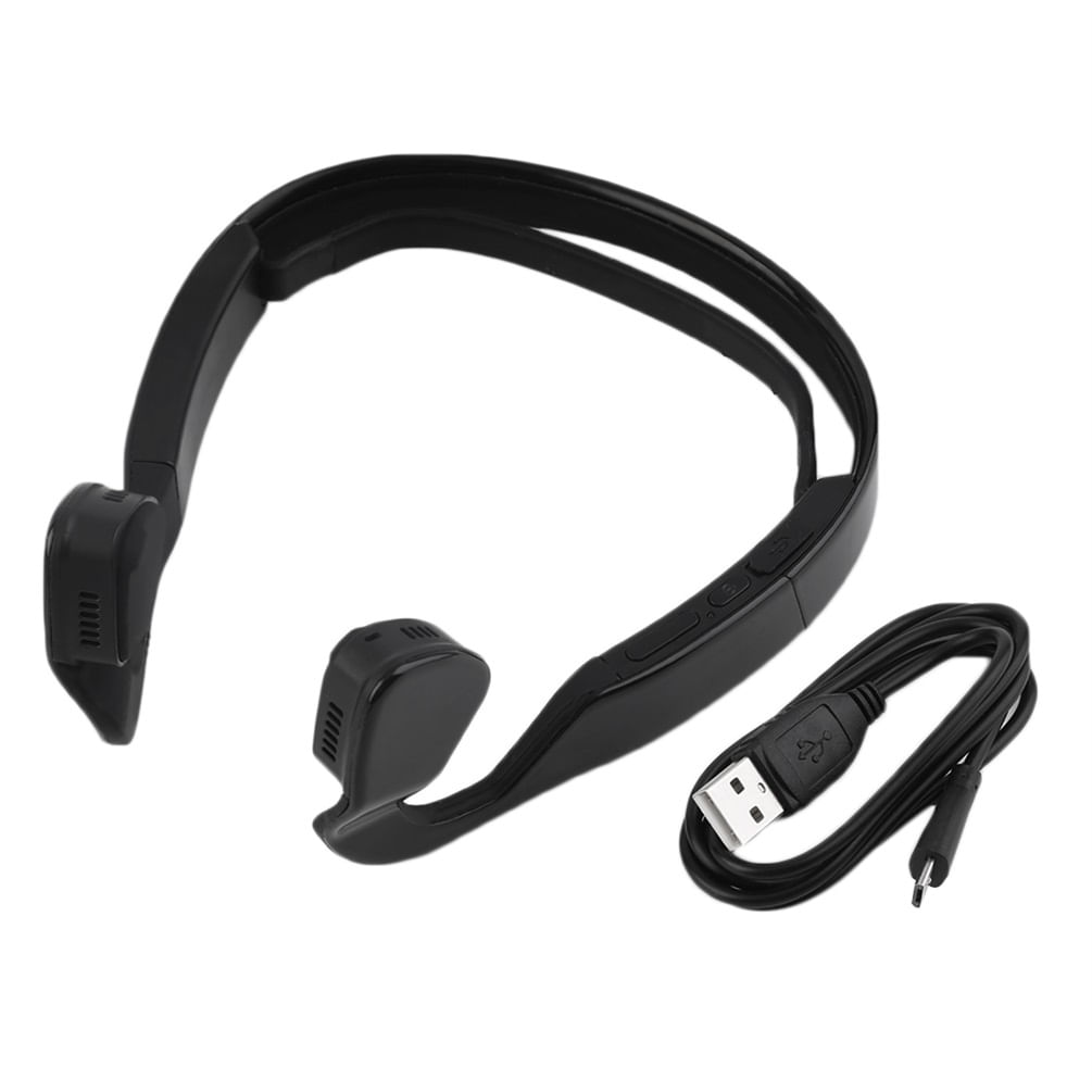 Fone De Ouvido Bluetooth Eh Hearing Aids Bone Conduction Black