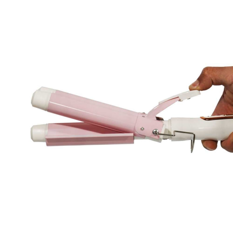 Modelador De Cabelo Iron Pink Mermaid Wave Professional 22mm