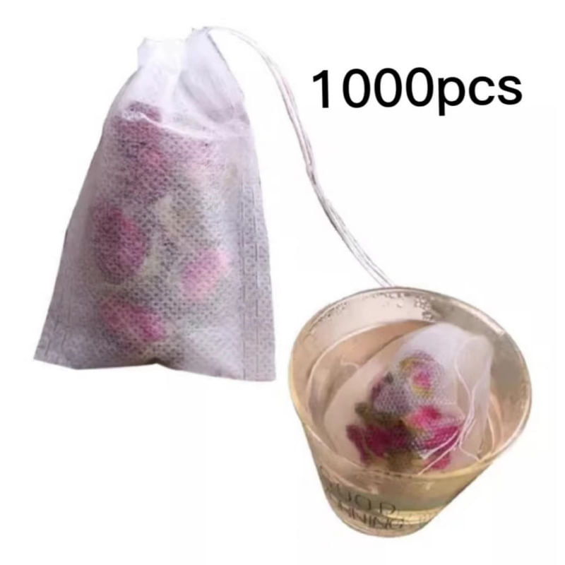 Sacos De Chá 1000 Saquetas De Infusão A Vácuo De Ervas 5,5x7cm