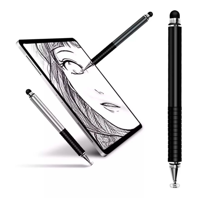 Caneta De Toque, Lápis De Ponta Dupla Para Tablet Ipad