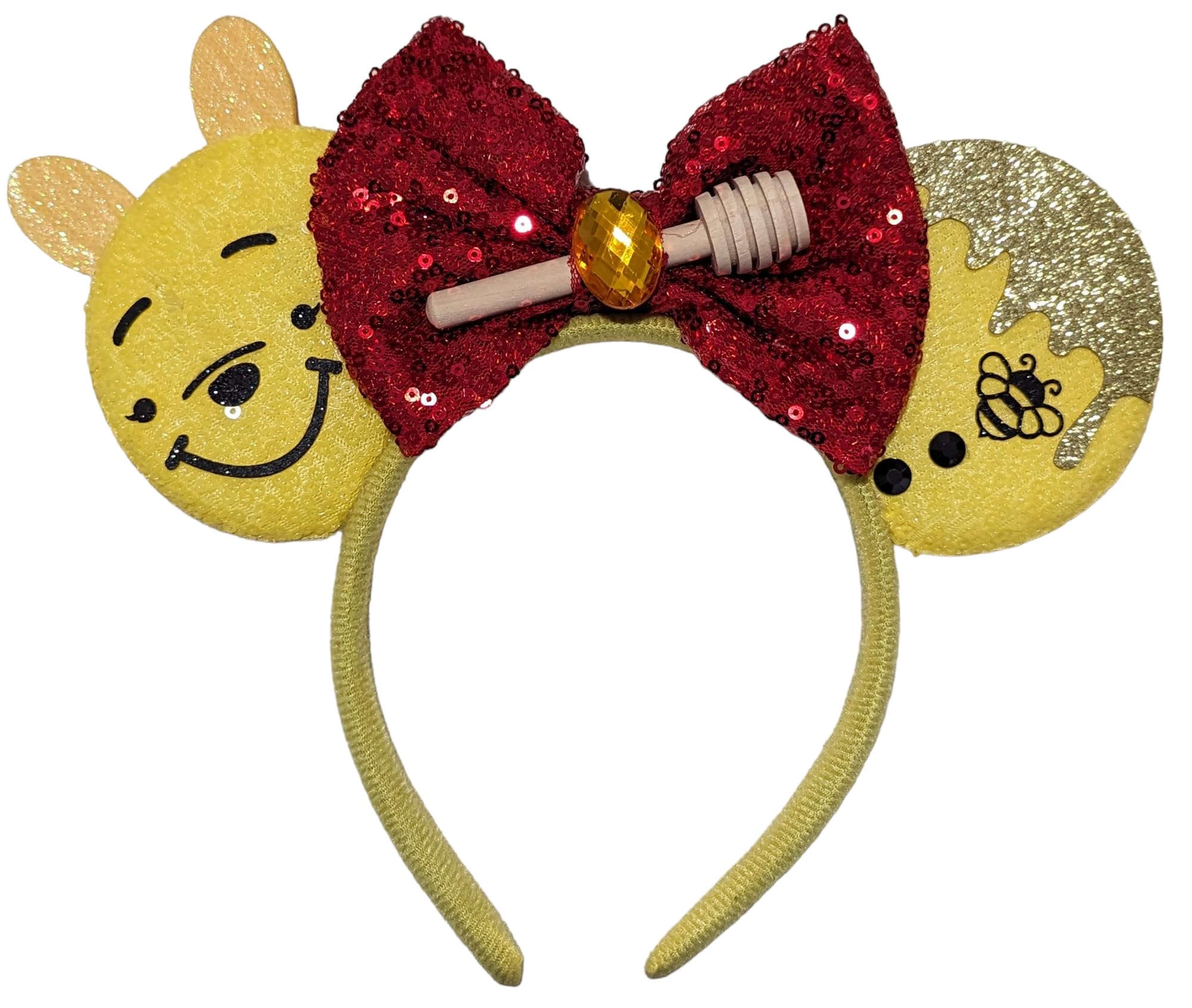 Bandana Clgift Winnie The Pooh Minnie Ears Para Crianças/adultos