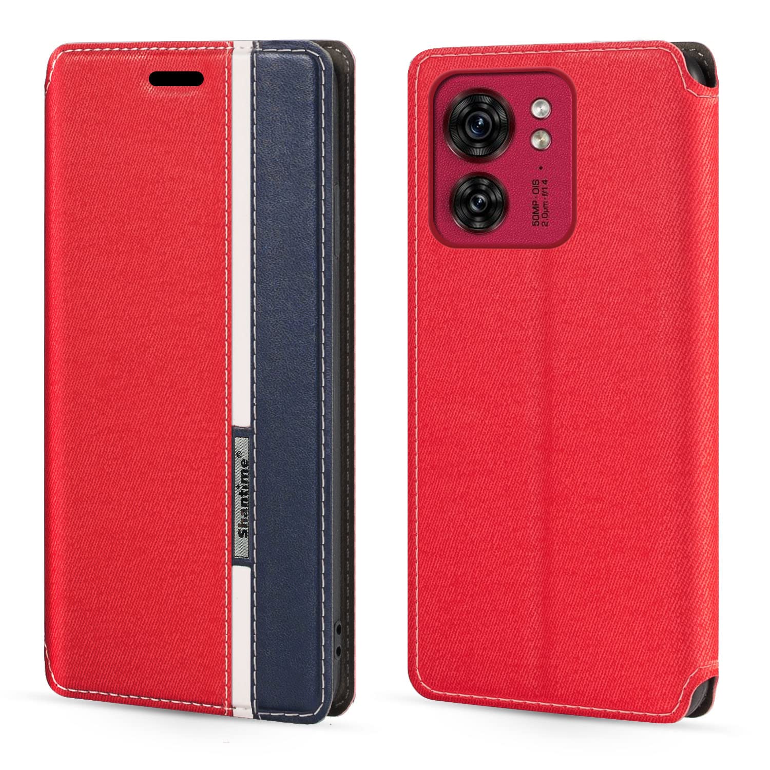 Capa De Couro Multicolorida Shantime Fashion Para Motorola Edge 40 5g