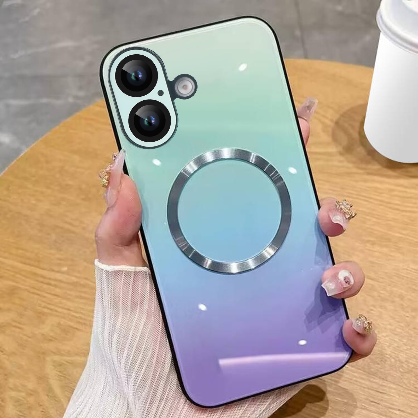 Capa De Telefone Guppy Compatível Com Iphone 16 Plus Com Magsafe