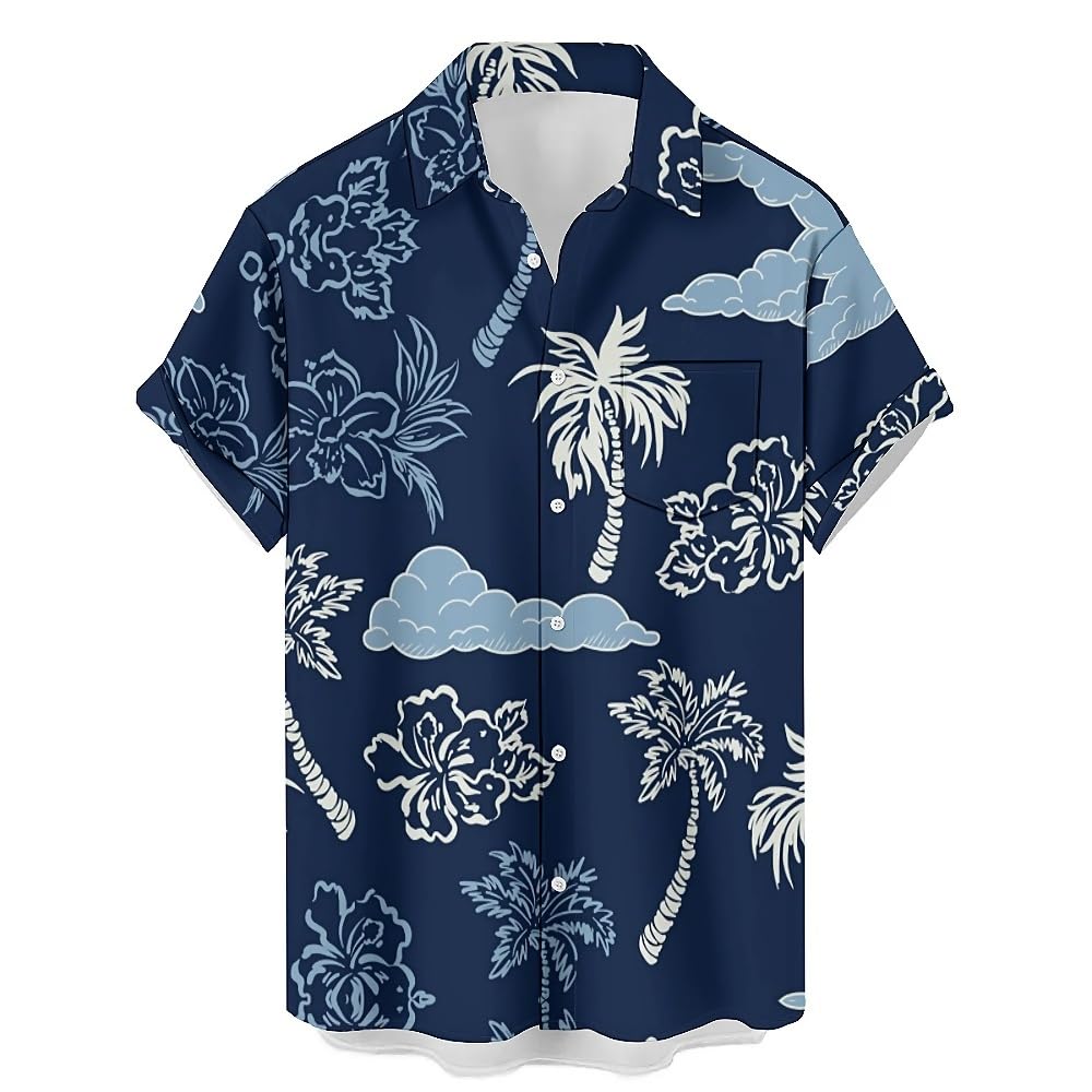 Camisa Masculina Engraçada Com Estampa De Papagaio Havaiano Hlcfaci