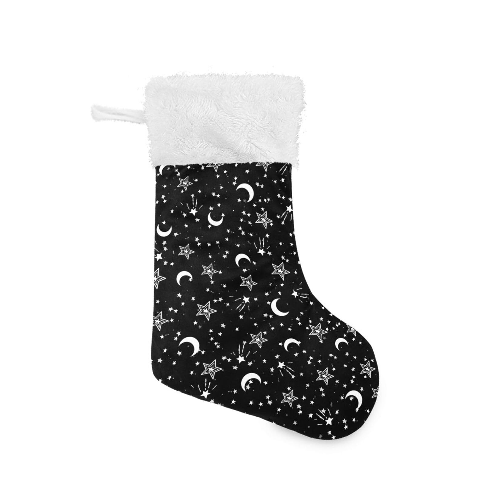 Meia De Natal Cbbyy Velvet Craft Socks 45cm Star