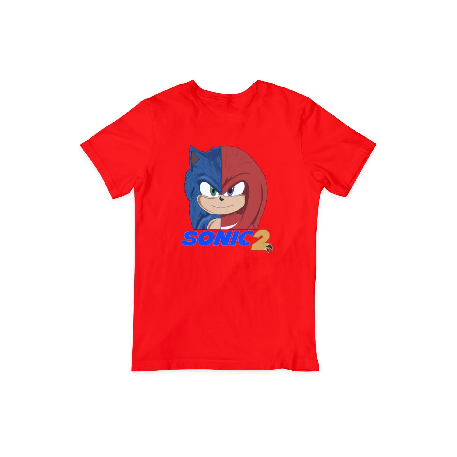 Camiseta Sonic Gamer Unissex 100% Algodão Para Crianças E Adultos