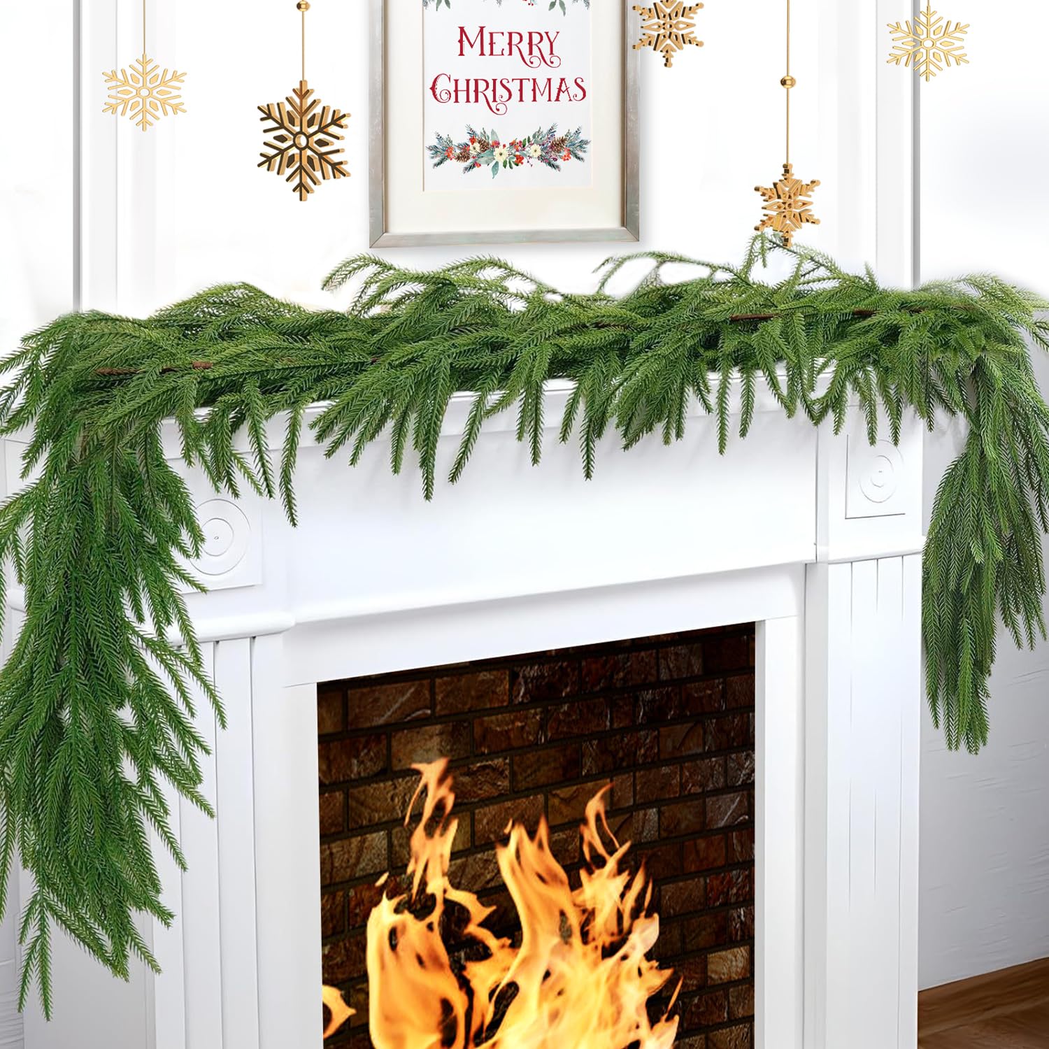 Guirlanda De Natal Funapricity Norfolk Pine 1,8 M Com Real Touch