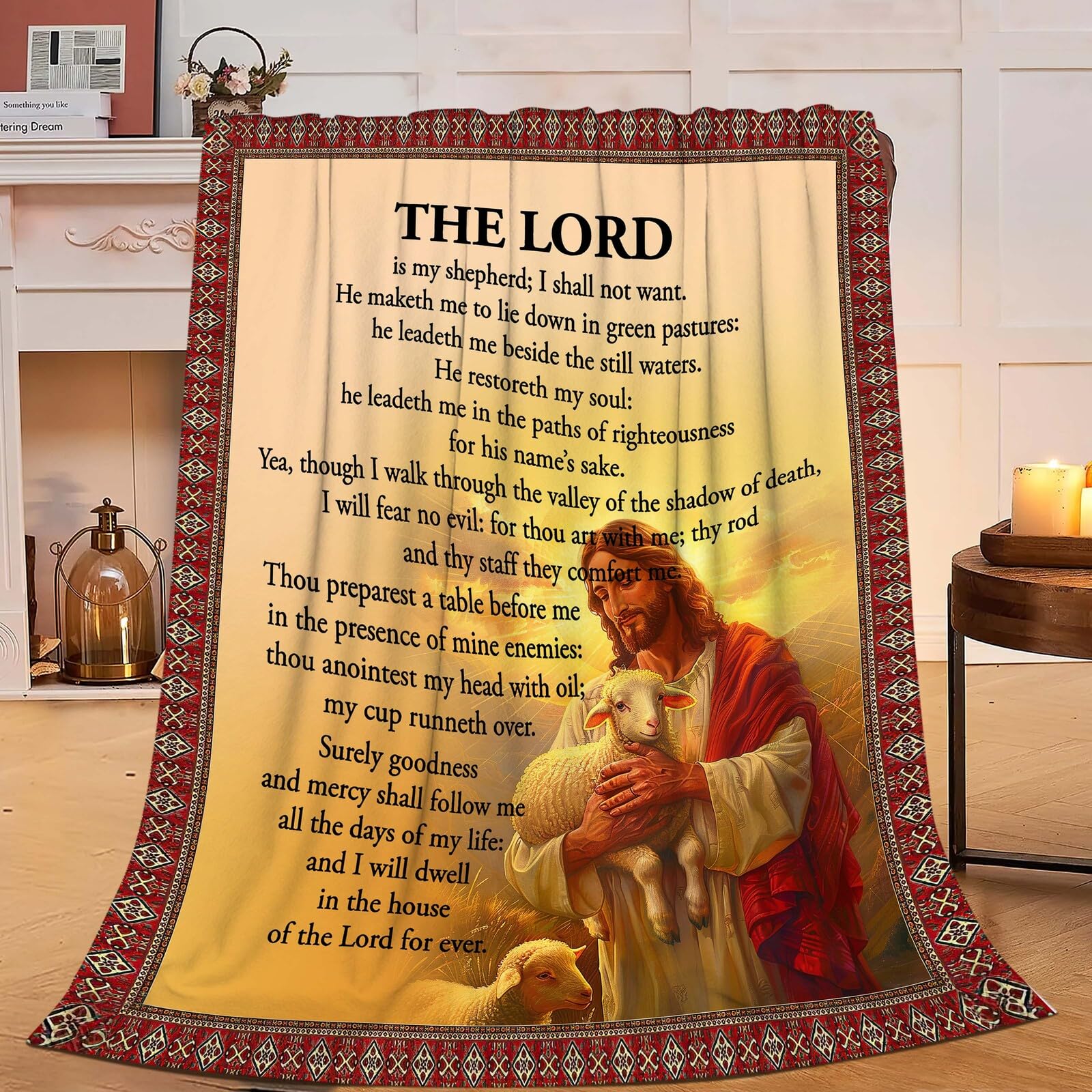 Throw Blanket Exroozy Jesus Christian Religious Inspirational