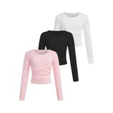 Conjunto De Roupas Soly Hux, Camiseta Feminina De 3 Peças, 9y, Multicolorida