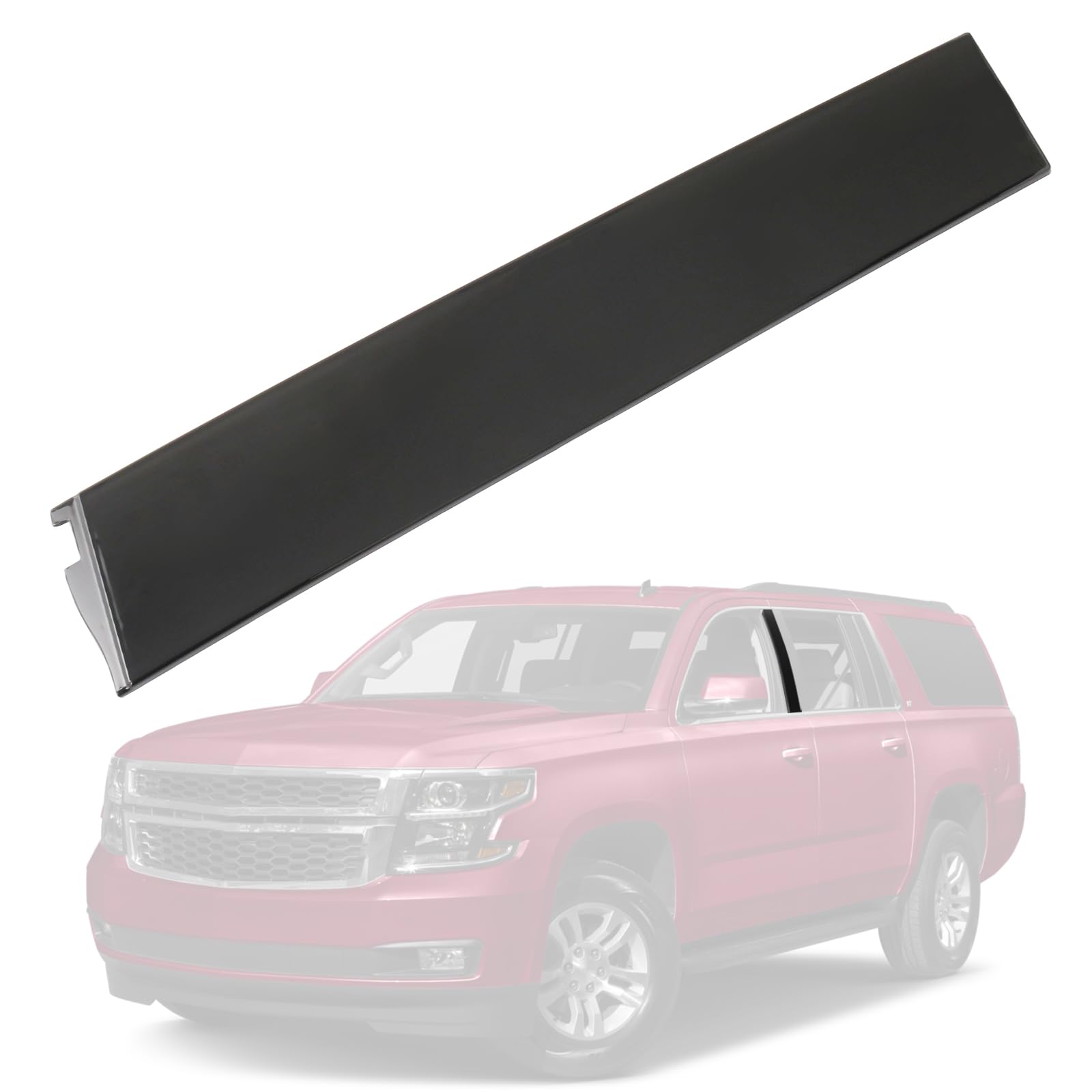Moldagem De Porta B Pillar Window Trim À Esquerda Para Cadillac Escalade Esv, Chevrolet Suburban, Chevy Tahoe, Gmc Yukon Xl 2015-2020