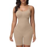 Macacão Shapewear Lommoj Tummy Control Butt Lifter Beige S