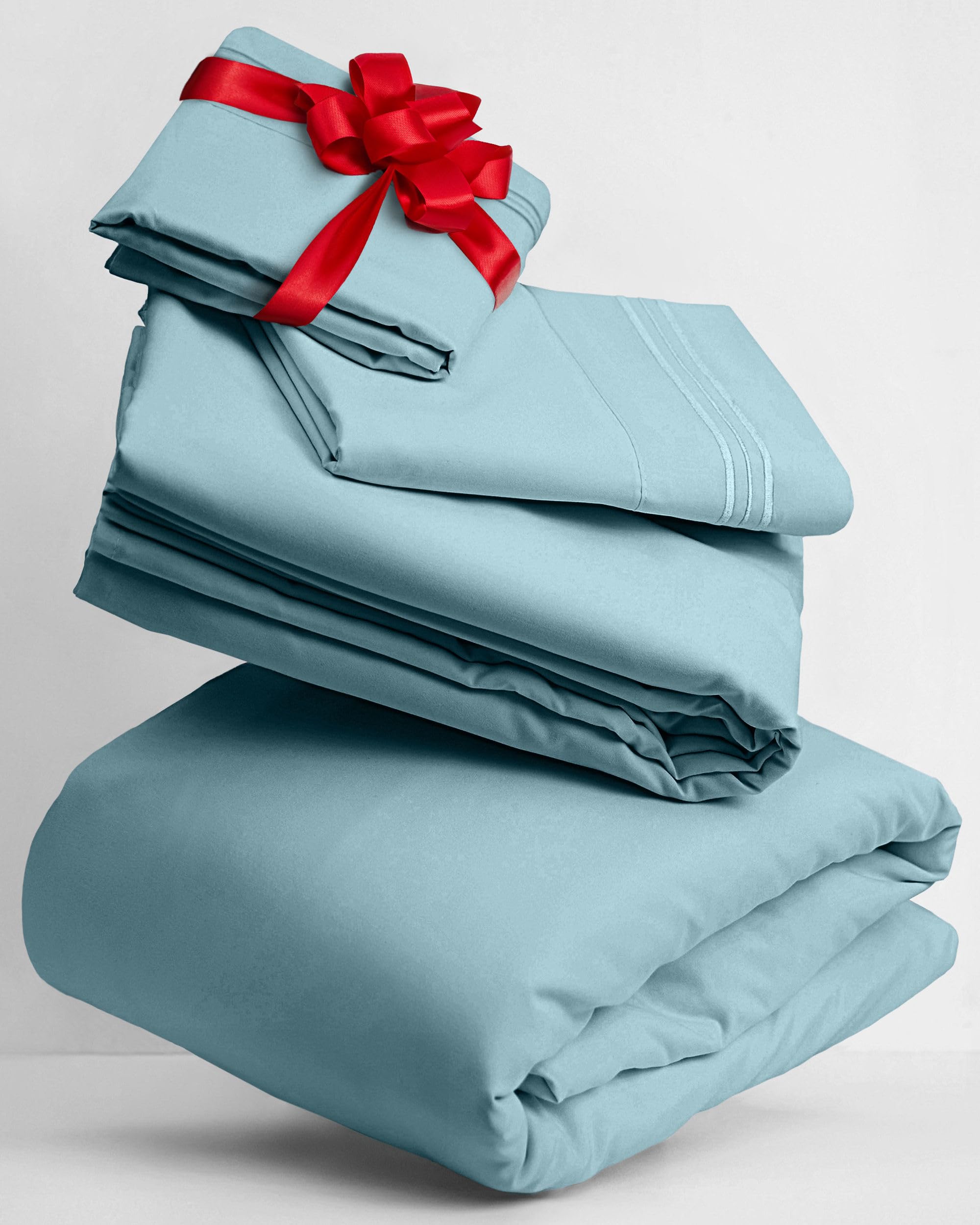 Conjunto De Lençóis Mellanni Iconic Collection King Size Aqua