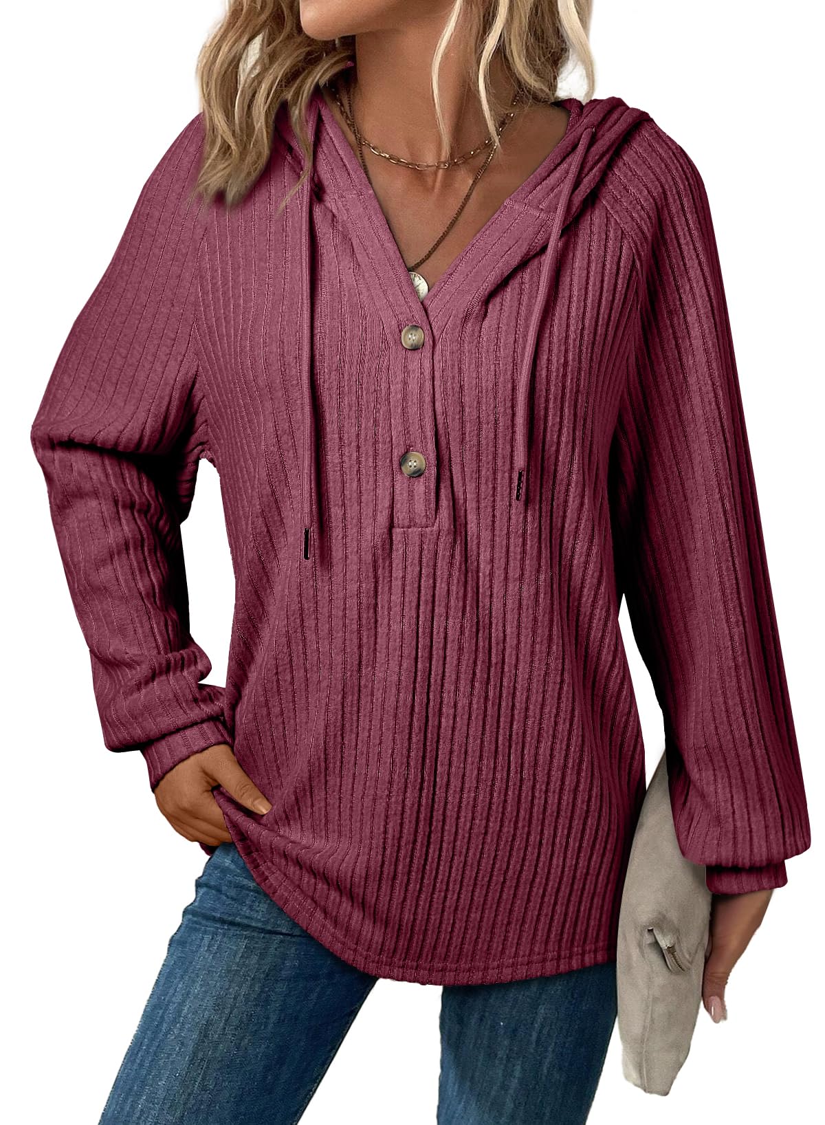 Suéter Shewin Oversized Para Mulheres, Leve, Vermelho, 2gg