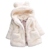 Casaco De Inverno Fumdonnie Baby Girl Puffer Jacket 3t-4t Com Capuz