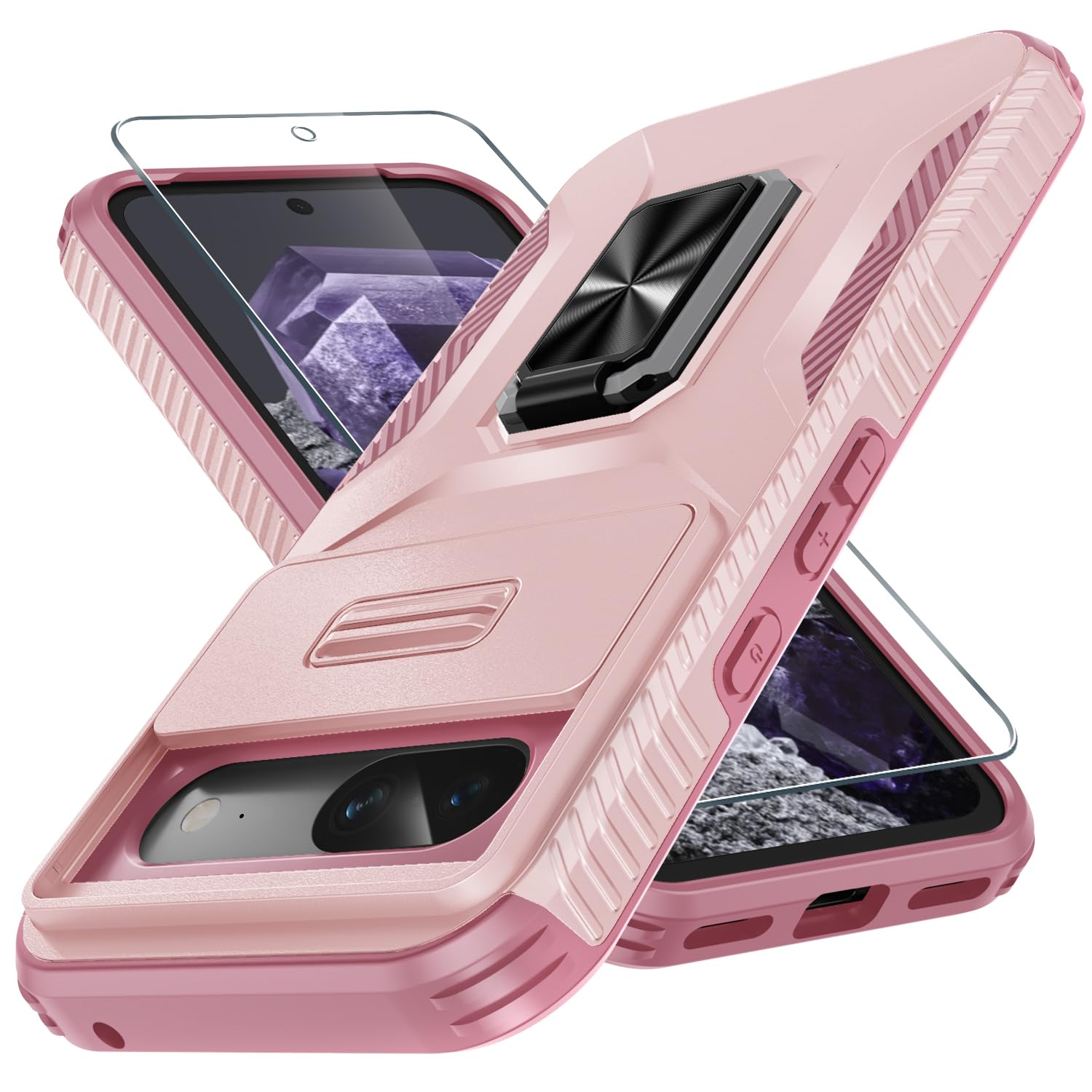 Capa De Telefone Casejeen Para Google Pixel 8a Com Protetor De Tela